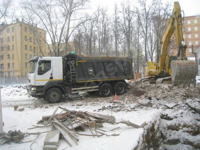 Вывоз строительного мусора. ООО «ТК МЕГА ТРАНС»