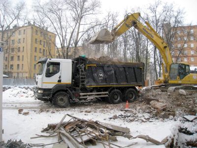 Вывоз строительного мусора. ООО «ТК МЕГА ТРАНС»