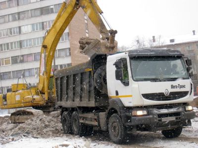 Вывоз строительного мусора. ООО «ТК МЕГА ТРАНС»