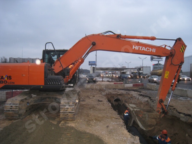 Гусеничный экскаватор Hitachi ZX180LCN-5G