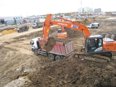 Аренда экскаватора Hitachi ZX180LCN-5G