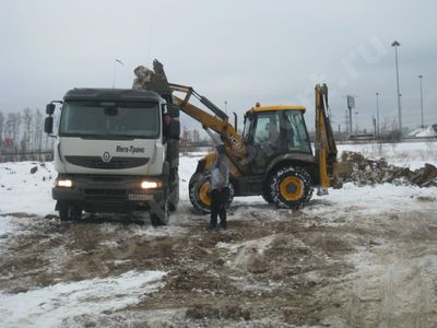 Вывоз грунта с погрузкой Долгопрудный