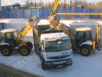 Вывоз снега. ООО «ТК МЕГА ТРАНС»