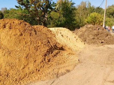 Доставка намывного песка